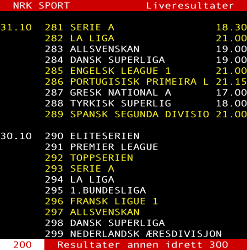 NRK Tekst-TV - 280