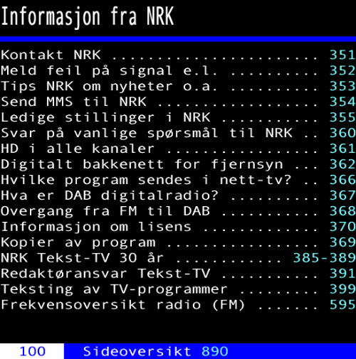 NRK Tekst-TV - 350