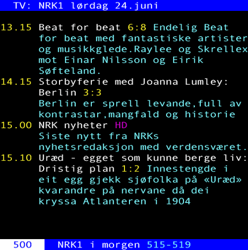 NRK Tekst-TV - 511