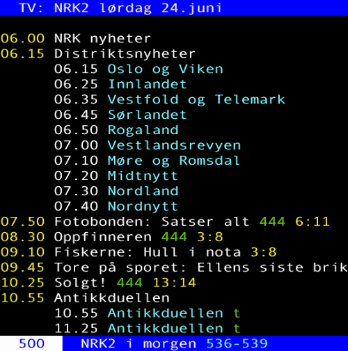 NRK Tekst-TV - 530